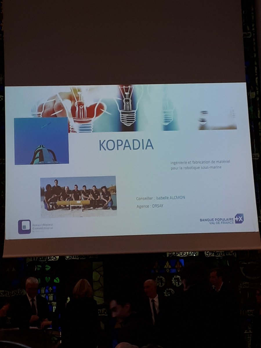 👍@kopadia une belle entreprise créant des drones autonomes sous-marin de #ParisSaclay incubée par <a href="/IncubAlliance/">IncubAlliance</a> et lauréat <a href="/REntreprendre91/">Réseau Entreprendre Essonne</a>