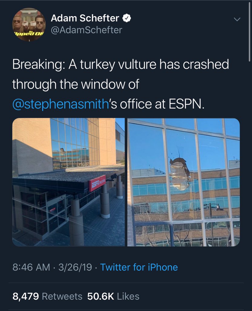 birdsarentreal's tweet photo. pray for @stephenasmith https://t.co/99vKAUB68J