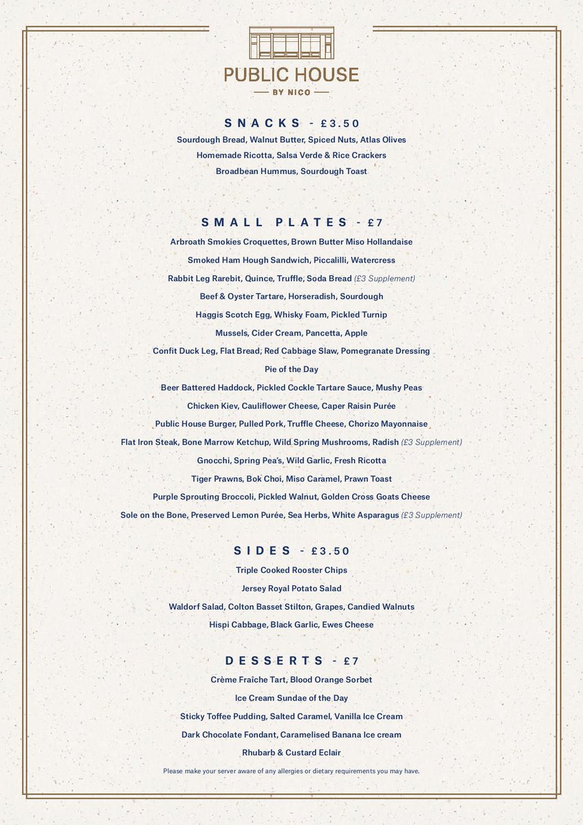 publichousenico's tweet photo. With a new season brings new flavours and ingredients here at Public @publichousenico . Why not take a look at our updates menus 🍴 https://t.co/ArqNf25Bnu