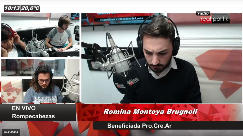 RealpolitikFM's tweet photo. [VIDEO] #PROCEAR | Problemas con el Plan Ahorro Joven del Pro. Cre. Ar: "Queremos que se revea el plan" https://t.co/THvtaQRH9l https://t.co/GWWdBSv5uE