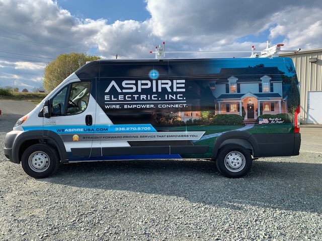 SignZoo's tweet photo. Welcome to the fam Aspire Electric!  Build your brand!

#service #electrical #branding #marketing #truckwrap #vehiclegraphics #wrap #business #turnsomeheads https://t.co/6QUdQCxtYy