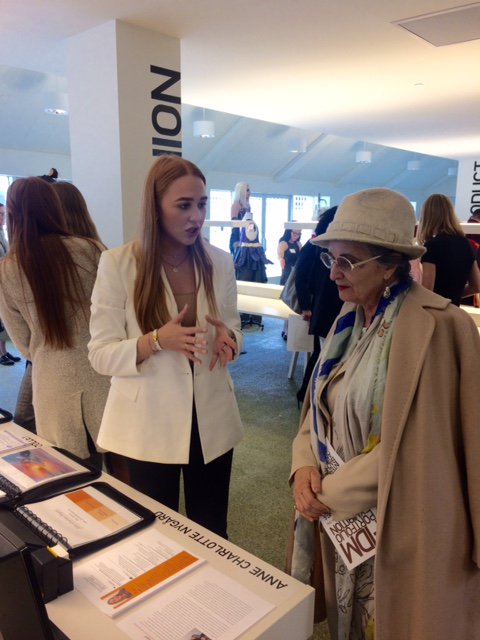FIDM's tweet photo. The #FIDMSF Campus recently held their Portfolio Exhibition where over 150 industry professionals came to meet and chat with the recent #FIDMGrads. The FIDM Career Center has over 1,500 jobs posted for students to further their job search: https://t.co/0wH5d5g3CO https://t.co/KhY3Z4VGeP