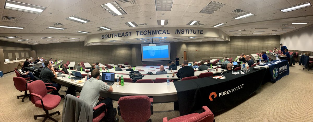 SDVMUG's tweet image. Thanks everyone for coming out yesterday! Thanks to our sponsors @Cohesity and @PureStorage  #vmug