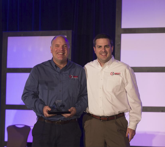 CTOneSource's tweet photo. Chris Ross & Ben Link accepting our Capstone Award 🏆 #capstonekc https://t.co/X5v3N3Q8sQ