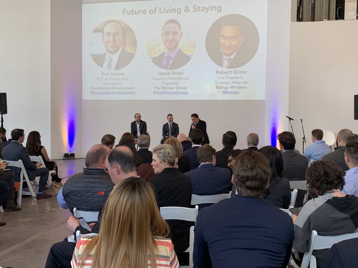 SwitchHQ's tweet photo. “Processes will get more efficient in the future as technology is introduced, but in order to operate a full service building, you’ll still need a full sized staff.” - Ben Levine #DisruptCRENYC #DouglastonDevelopment https://t.co/0cJGKopfz7