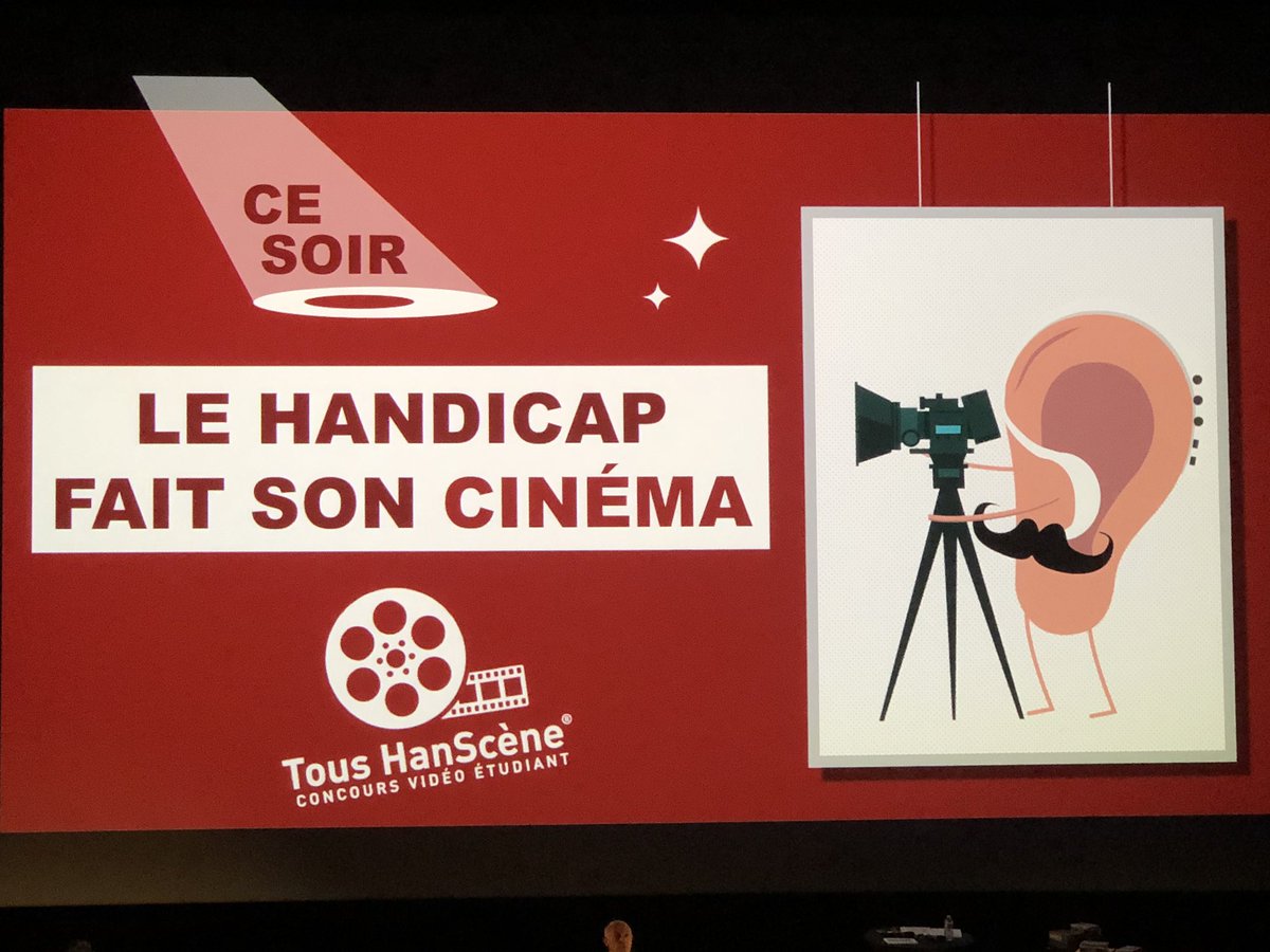 Ce soir remise des prix Tous HansScène. Quand les étudiants s’emparent du sujet du Handicap.
Humour, émotion, sérieux et un très bel exemple d’inclusion.
Bravo à tous les Lauréats.
#TousHanScene #TH #handicap #inclusion #Tremplin
