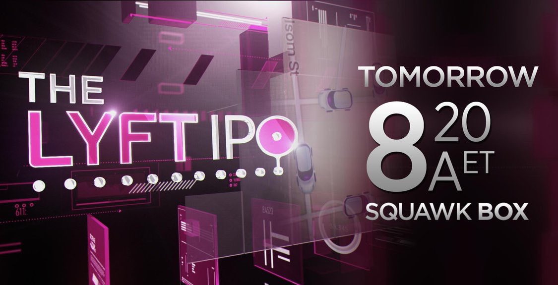 Ahead of the biggest IPO of the year so far, I’ll be sitting down Friday morning with the co-founders of <a href="/Lyft/">Lyft</a>, John Zimmer and Logan Green, on <a href="/SquawkCNBC/">Squawk Box</a>. Any questions for them?