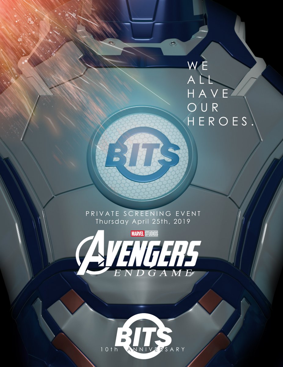 BusITSource's tweet photo. #AvengersEndgame Contact your BITS Account Executive today for details on attending our private screening event 4/25/2019. https://t.co/X9ke4tHx29