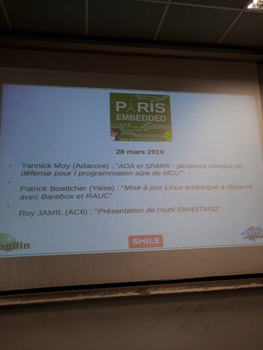 ChrisBlaess's tweet photo. Meetup #ParisEmbedded à l'Epita https://t.co/0LKKdoq5jA