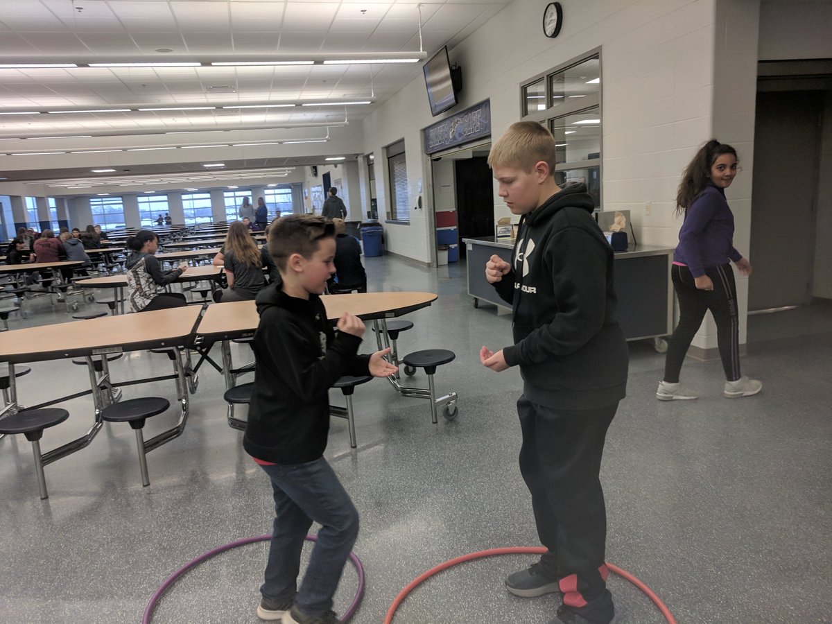 BeckyTri1's tweet photo. Hula hoop rock, paper, scissors #TriMusketeers. Thanks @KM_DThornburg for sharing this at our staff meeting. https://t.co/HGoPC58Mlx