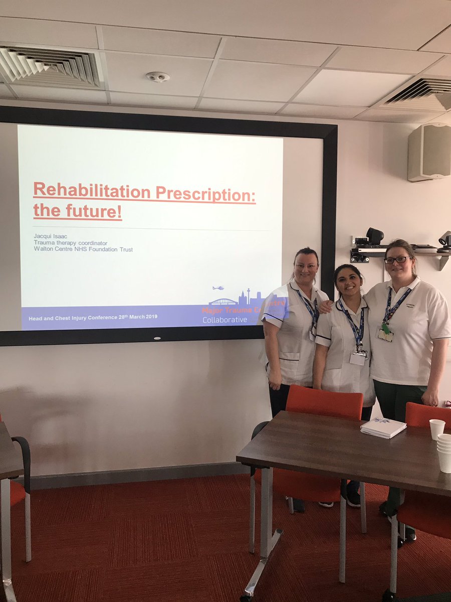 EmilyD_PT's tweet photo. Had a fab day presenting with my major trauma colleagues for the Head and Chest trauma conference today! @AlexSpearritt @TheWaltonCentre @AintreeHospital #majortrauma #majortraumatherapy https://t.co/2he9UstEdp