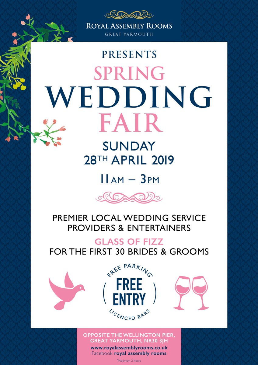 RoomsRoyal's tweet photo. Spring is definitely in the air, which means it won't be long before our fabulous Spring Wedding Fair!

Packed with some great local wedding service providers, it's going to be an unmissable event for any couple planning a wedding.

Pop the date in your diary now! https://t.co/50pzSqSkfH