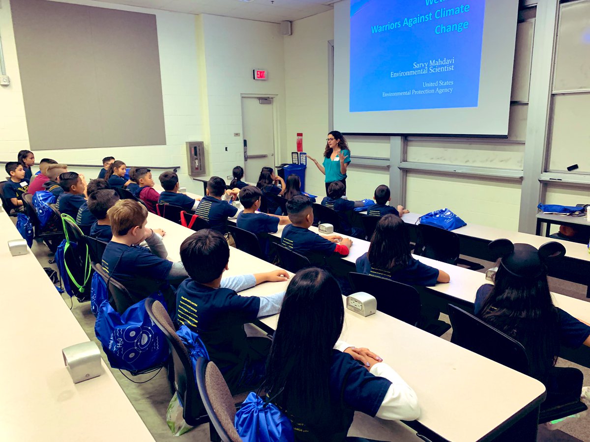 JeffSchoolNews's tweet photo. Learning about climate change at @UCIrvine 2019 Children’s Water Festival #ocwaterfest @waterfest #fieldtrip #JeffersonSTEAM https://t.co/hVo8UQ2BVm