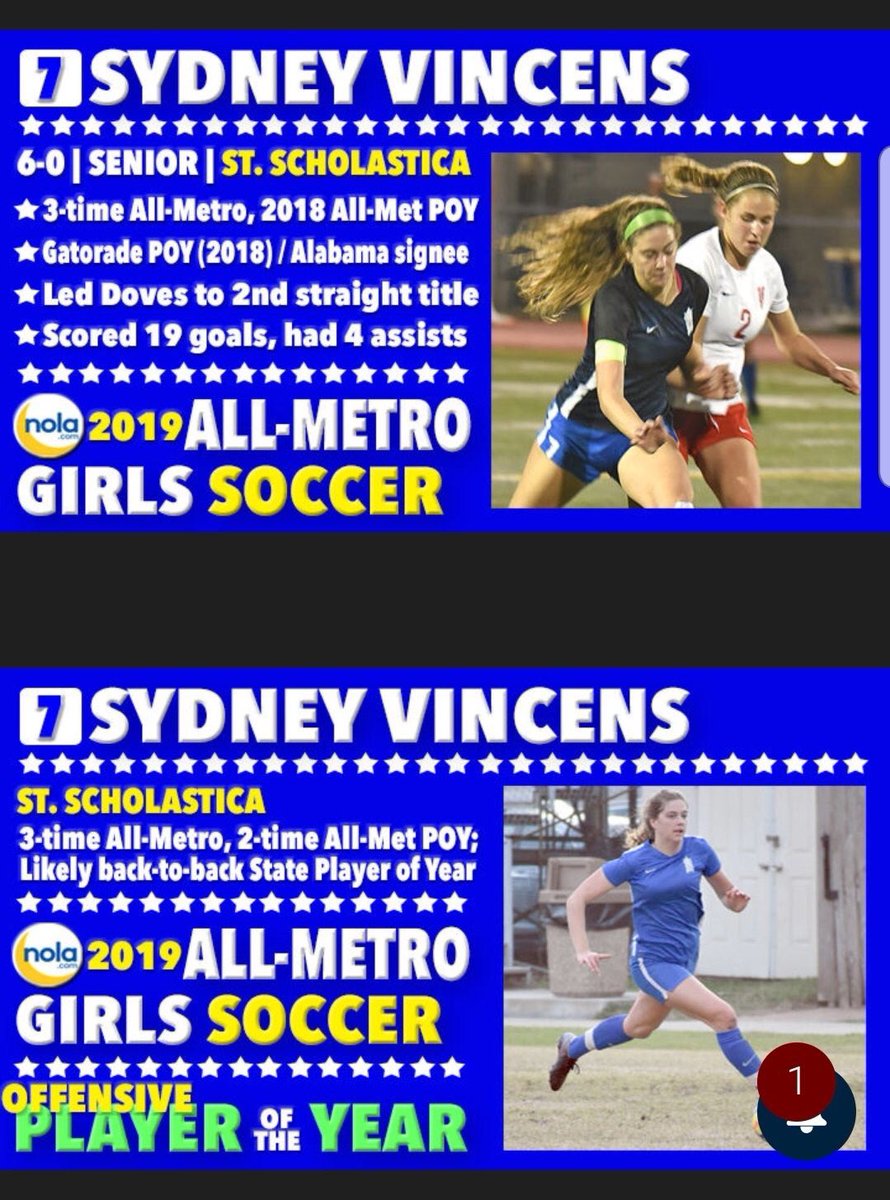 Congrats to our senior Captains for being named to the all-metro team!!