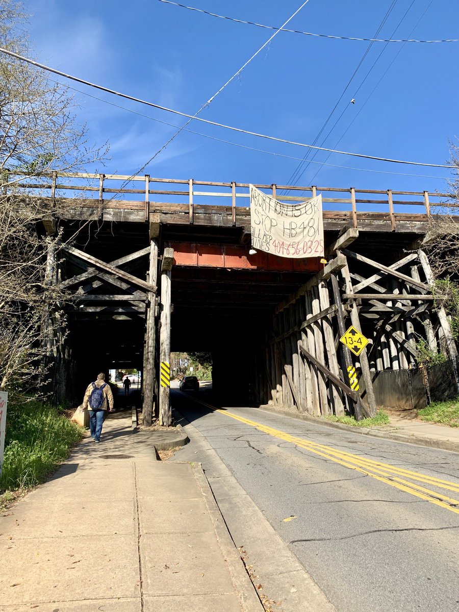 cfnorsworthy's tweet photo. This morning in Athens: a sign reading “Abortion is OK. Stop #HB481.” This comes after yesterday’s protest on UGA’s campus over the Heartbeat Bill. #gapol https://t.co/pGnuMcUf3L