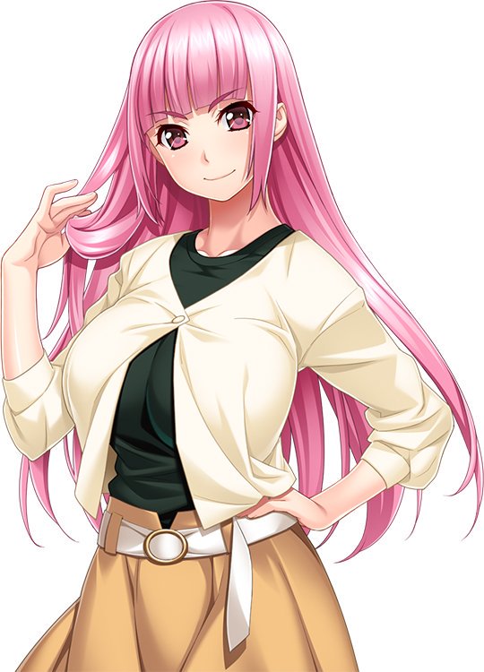 次回作の新妻‥‥もとい、ヒロインの立ち絵CGです(`・ω・') ゝ
https://t.co/11UI01KLC0 