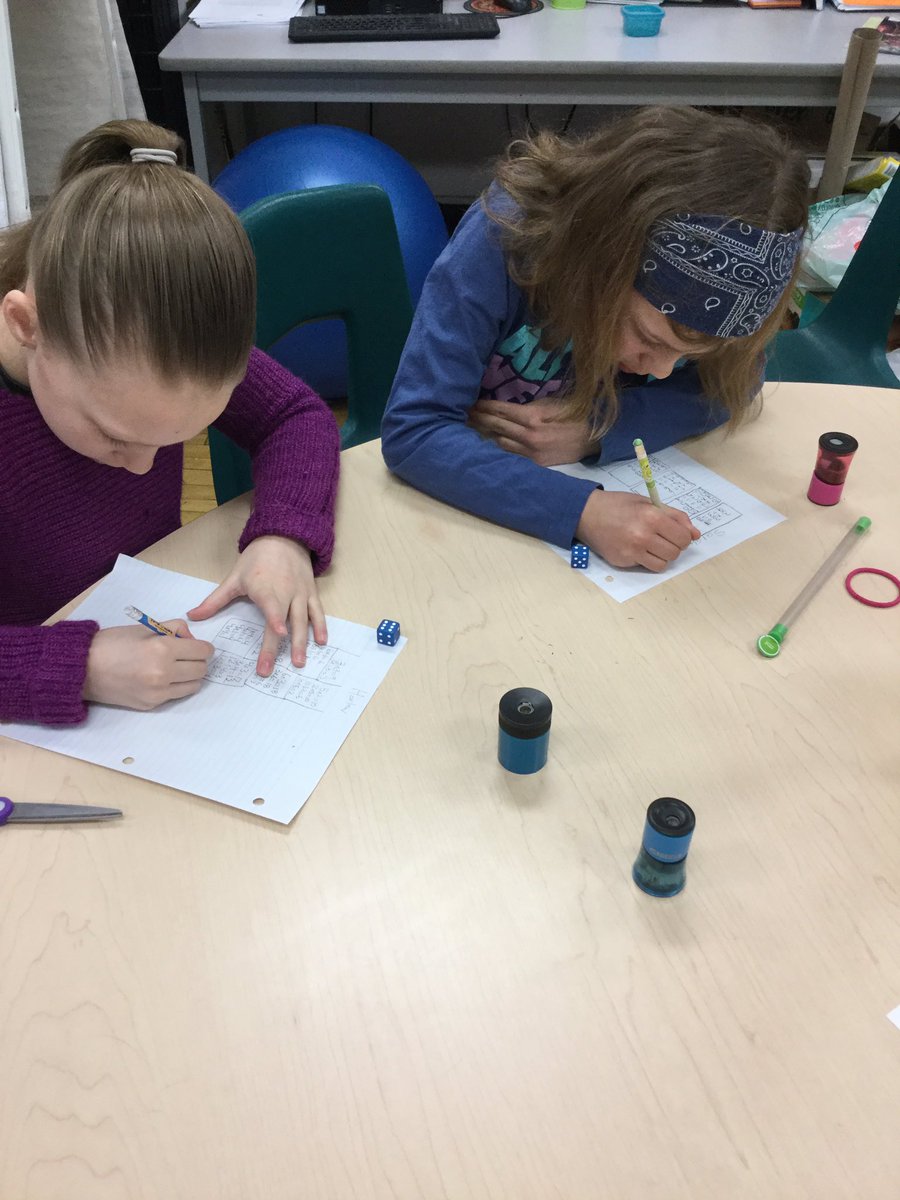 MsNadon's tweet image. Grade 3 Dice Activity. Fact Families for Multiplication and Division. @MsNadon.  #royalvalues, @infoAlexandraPS , #mathfundamentals, #mentalmath, #dicegamesrule