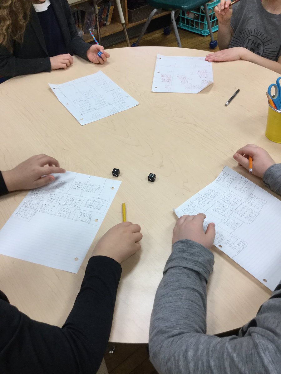 MsNadon's tweet image. Grade 3 Dice Activity. Fact Families for Multiplication and Division. @MsNadon.  #royalvalues, @infoAlexandraPS , #mathfundamentals, #mentalmath, #dicegamesrule