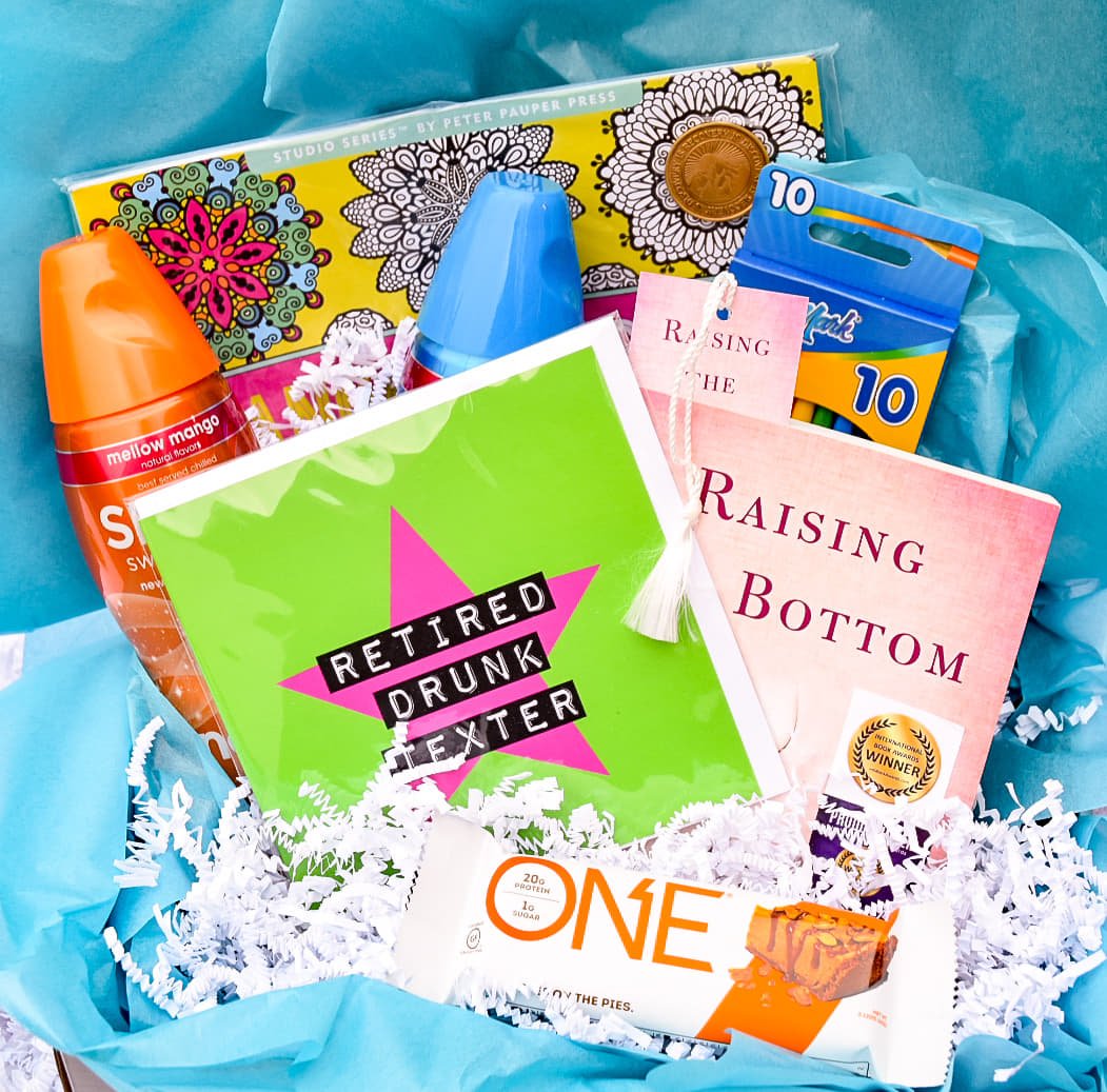 soberfriendsclb's tweet photo. @millypilly83 @ownsobriety Thank you for your interest!  Our boxes contain self-care products, sober support products, and alcohol-free beverages to try.  Here's a look at some of our past boxes... https://t.co/FmLXBqWK8r