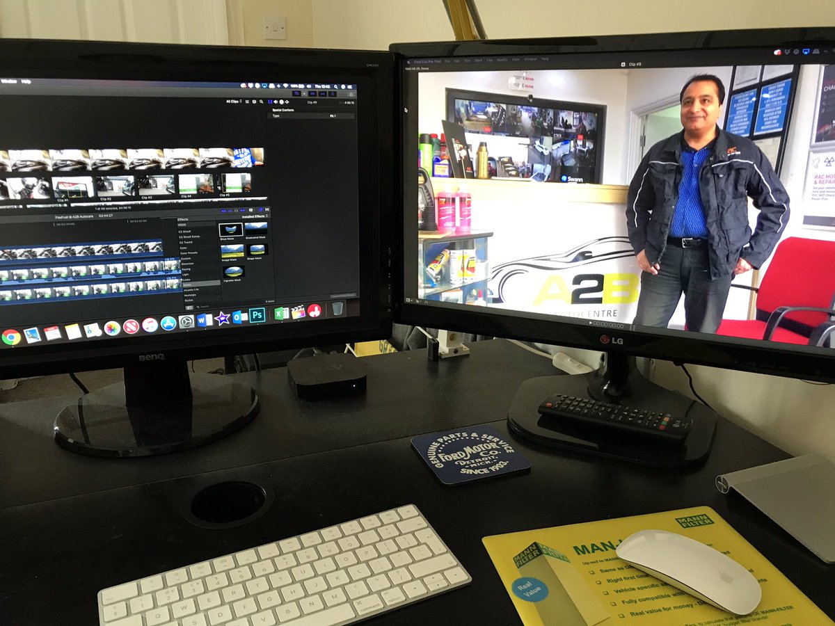 Video editing today, after a busy one yesterday! Nice to relax... #freelance #video #editing