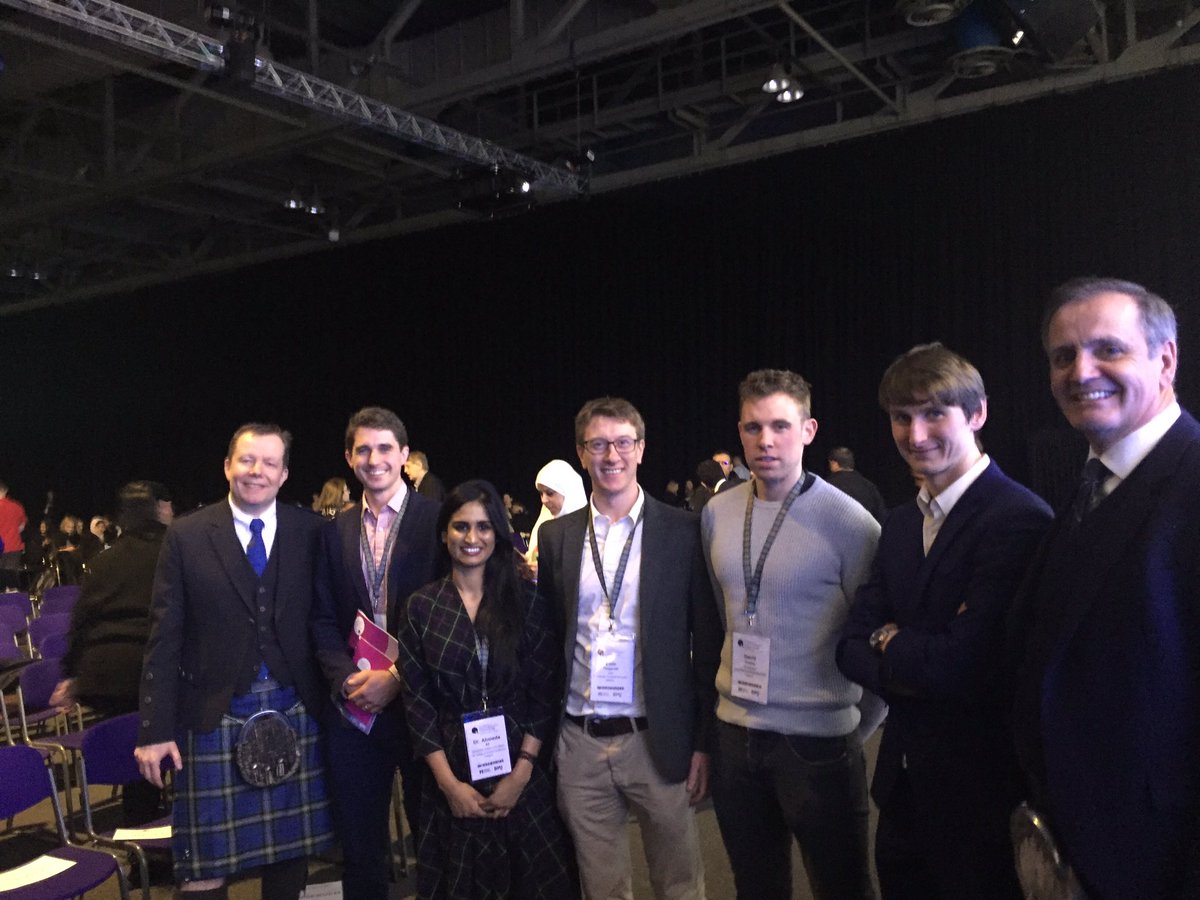 PeterLachman's tweet photo. The @ISQua @RCPCH_QICentral QI Scholars meeting @donberwick @jasonleitch @derekfeeleyIHI @TheIHI @QualityForum in Glasgow Come to hear them tomorrow session #qfe2 Hall 3 13:30 @drahmedaali @Jibberydo And David, Eoin and Kieran https://t.co/9Wbg8luyoY