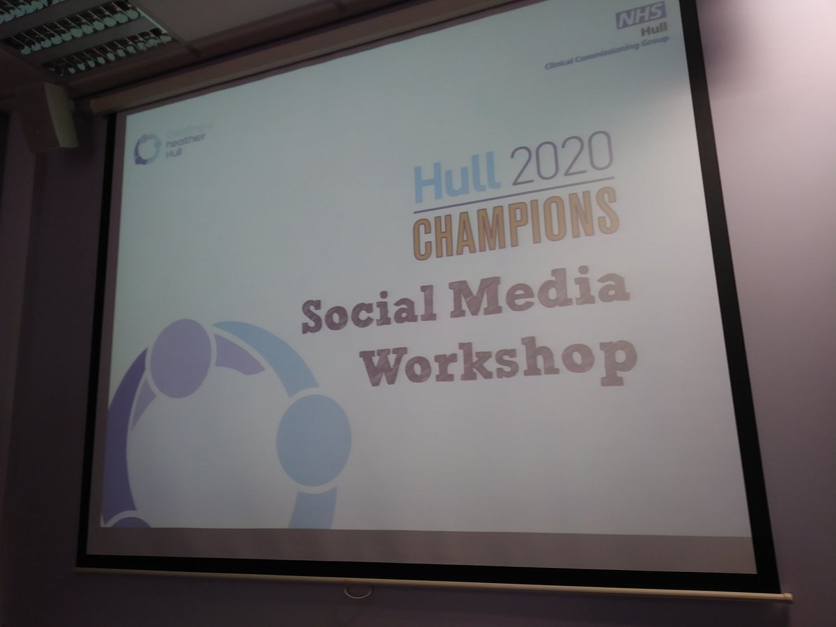 HullHCP's tweet photo. We're gearing up for Social Media training with our @HullChampions today. With special guests @WolseleyMedical!
We'll be looking at getting the most from our social media accounts. https://t.co/cuA6cBglnT