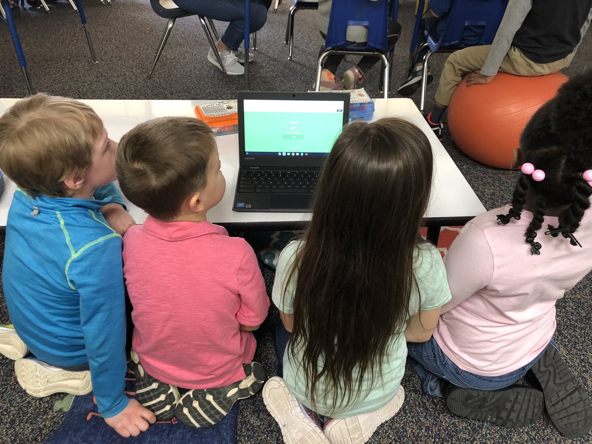 BethMar14739262's tweet photo. Learning how to play math Kahoot in 1st grade. Go team marshmallow. @mrsbakken https://t.co/ih6nHqQunw
