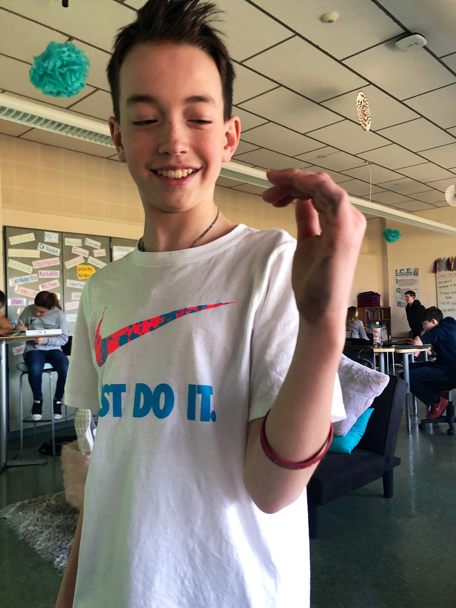 When students are SMILING about the immense effort they’ve put into their Collins Writing 😍 That lead-smeared hand makes me excited!