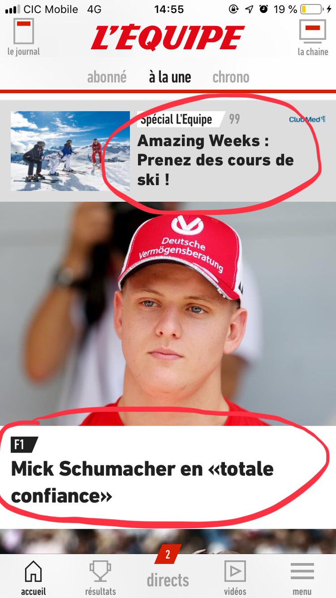 _vapps_'s tweet photo. @lequipe sympa ce genre de petite association d’idées ! 😂 #lequipe #schumacher #ski https://t.co/CivqiwZ3vn