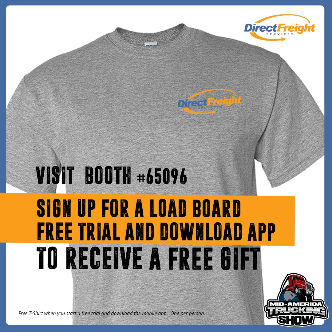 Direct_Freight's tweet image. If anyone reading this is at the #MATS #MATS2019  in Louisville stop by booth number 65096 and see our awesome booth squad!
#loadboard #TruckDriver #Truckers #truckingindustry #freight #directfreightservices #truckingshow @Direct_Freight