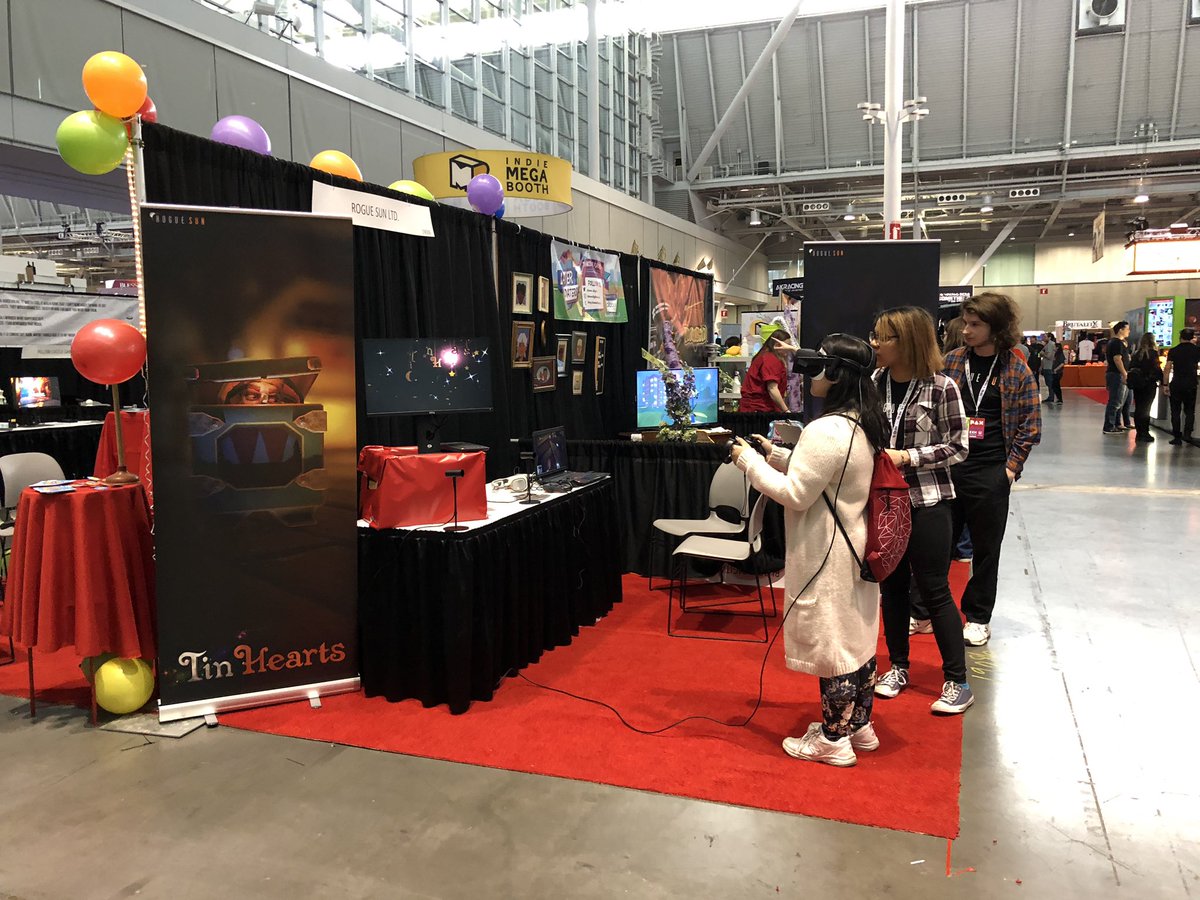 RogueSunGames's tweet image. And we’re on! Come and check out #TinHearts at #IMBPAXEast19! As a #PAXEast2019 exclusive, we’re showing off the non VR version of the game for the first time ever!