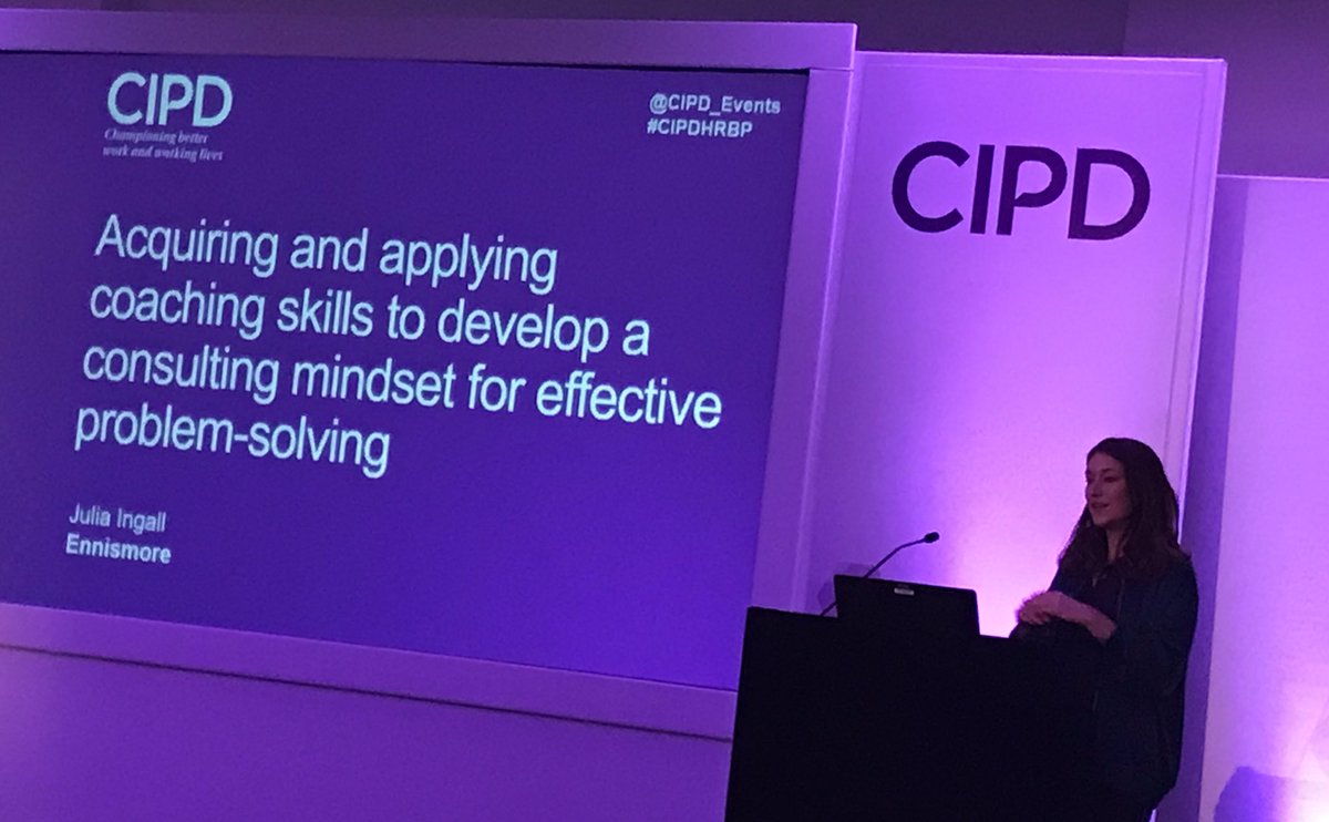 GilesOHalloran's tweet photo. So it’s now time for Julia Ingall from Ennismore to talk to us about the #Coaching + influencing piece 😊👍#cipdhrbp @CIPD_Events #HR https://t.co/wssmeNsuMS