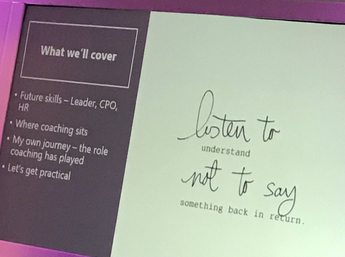 GilesOHalloran's tweet photo. So it’s now time for Julia Ingall from Ennismore to talk to us about the #Coaching + influencing piece 😊👍#cipdhrbp @CIPD_Events #HR https://t.co/wssmeNsuMS