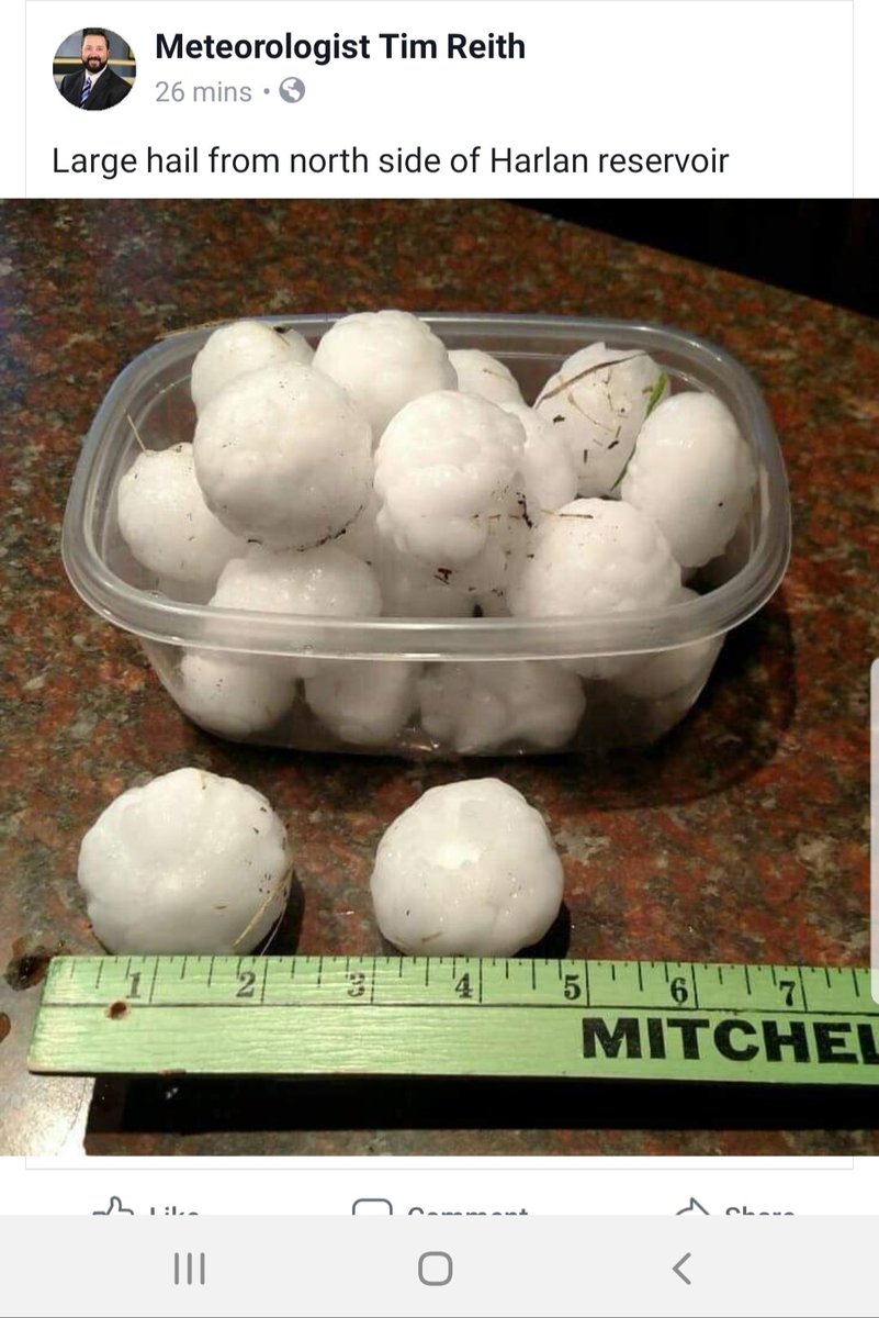 Large Hail Nebraska 3-28-19. <a href="/NWSHastings/">NWS Hastings</a> <a href="/NWSOmaha/">NWS Omaha</a> <a href="/NWSNorthPlatte/">NWS North Platte</a> <a href="/MattSerweKETV/">Matt Serwe</a> <a href="/Travis_Klanecky/">Travis Klanecky</a> @1011NOWweather