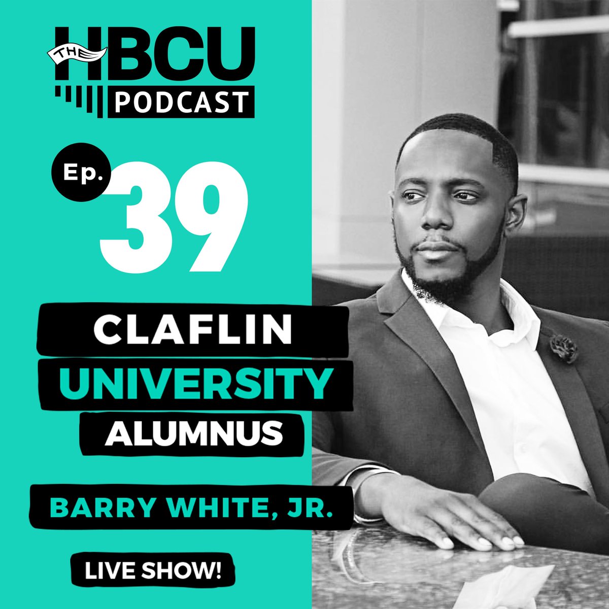 TheHBCUPodcast's tweet photo. **New Episode** This is a special episode! In September, we celebrated our 1 year anniversary with a LIVE show in Charlotte! Check out Ep. 39 with #ClaflinUniversity Alumnus Barry White, Jr. and #NCAT Alumnus Travis P. Jackson | Listen now at https://t.co/WRAQ2zRQhi https://t.co/zGLYZBq7lI