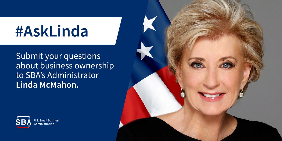 Are you a women entrepreneur? What questions do you have about starting, growing or expanding your business? <a href="/SBALinda/">Linda McMahon</a> wants to hear from you! Tweet your questions using #AskLinda. #womenshistorymonth