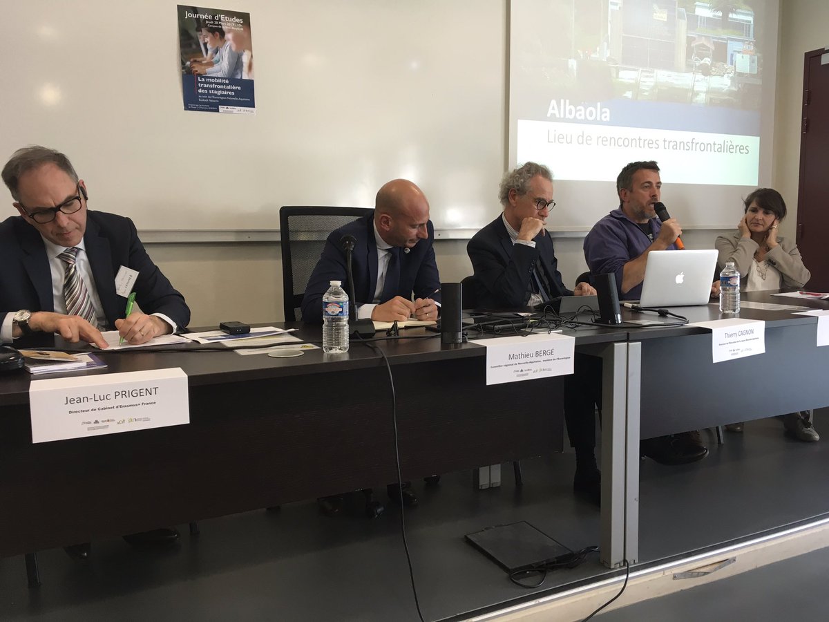 perezdu64's tweet photo. @AssoCTI  journée d études sur la mobilité transfrontalière des stagiaires https://t.co/6Z2ycDDSvD