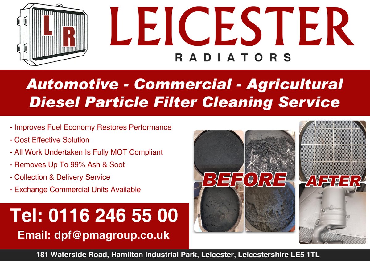 PMA_GROUP's tweet photo. Professional DPF cleaning service for all diesel vehicles! removes 99% of soot and ash. prices from £150 with local collection and delivery available call or email for a quote #leicester #lecestershire #diesel #dpf #dpfcleaning #automotive #cars #commercial https://t.co/IBTDN0RTs0
