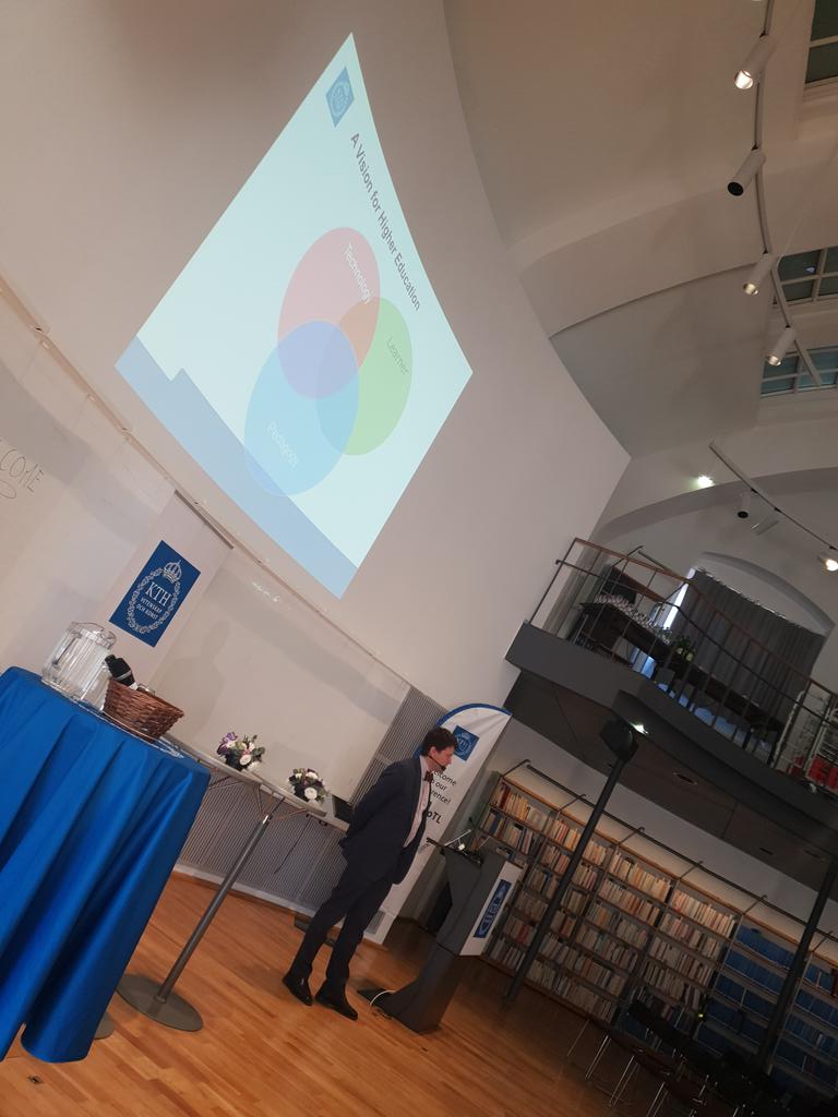 KTH_ECS's tweet photo. Joined at #KTH to discuss the future of high education #learning https://t.co/vUKr1KDI4z