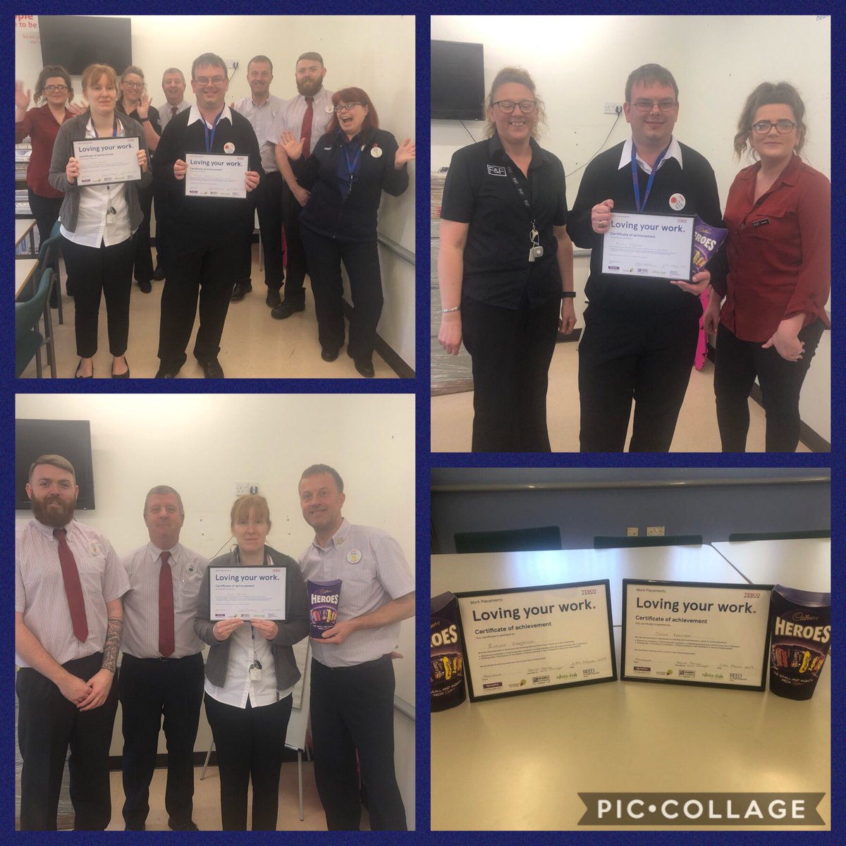Amazing enthusiasm and hard work from Sarah and Richard who have both completed a two week work placement here <a href="/Tesco/">Tesco</a> Aberdare through @Remploy work scheme!! @David_E_Davies <a href="/headcaseymike/">Mike Casey-Head</a> <a href="/SallyMorris1978/">Sally Morris</a>