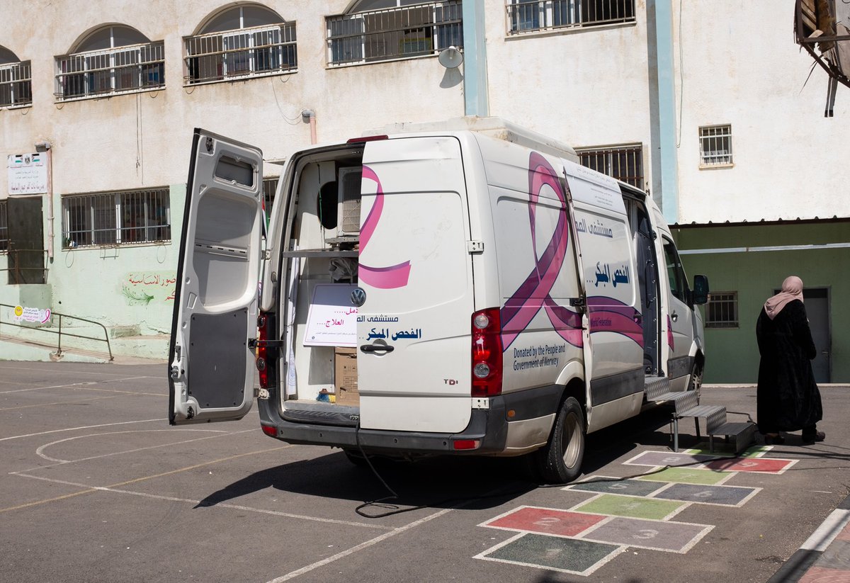 Augusta Victoria Hospital is saving lives through early breast cancer detection with its mobile mammography clinic, which provides 30% of the mammograms in Palestine! jerusalem.lutheranworld.org/content/saving…