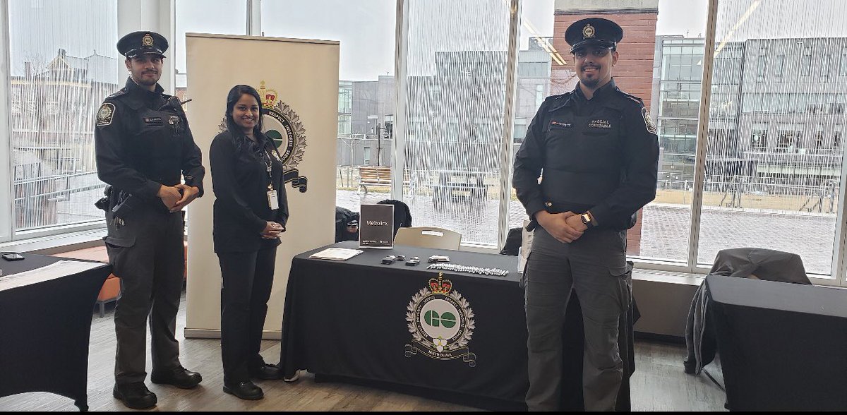 GOTransitSSD's tweet photo. Hey future Transit Safety Dispatchers, Revenue Protection Officers and Special Constables... Come check us out at the Careers in Justice Job Fair at HUMBER College. It’s going to be a great day! https://t.co/VHFYjv40HX