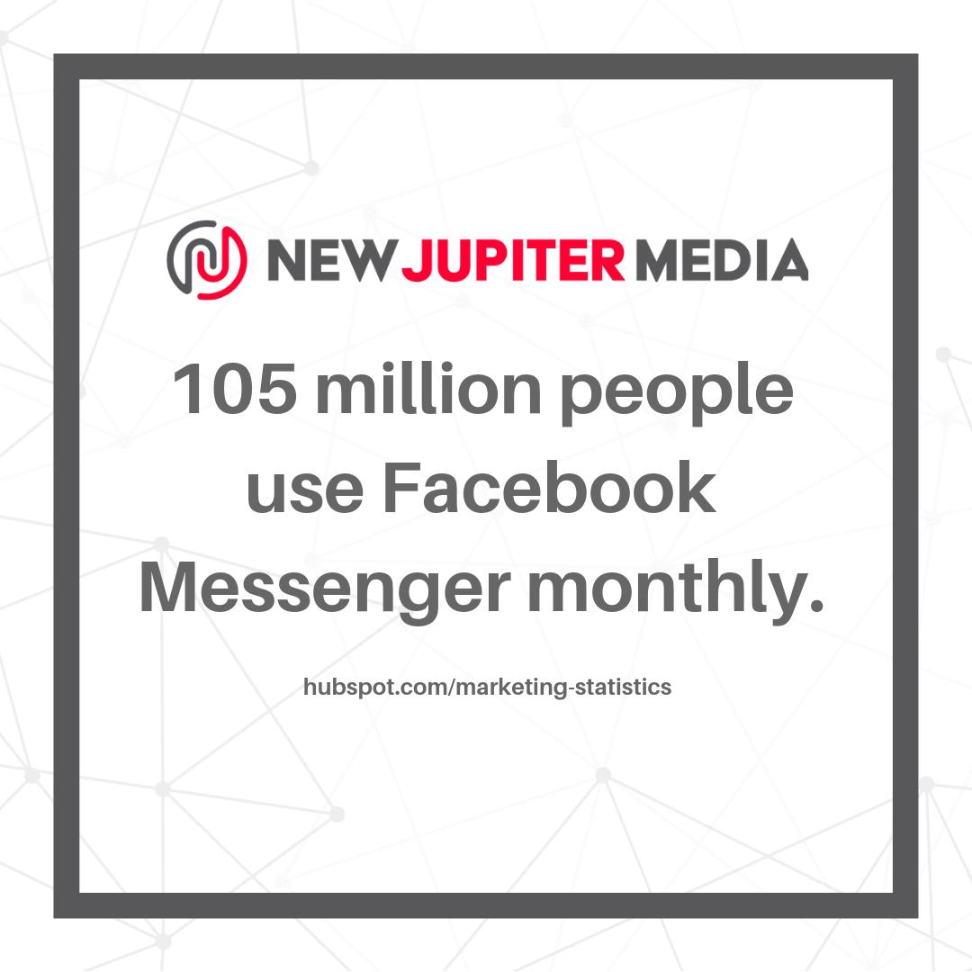 NewJupiterMedia's tweet photo. Facebook Messenger represents a tremendous opportunity to engage with highly qualified traffic. Through the use of Messenger Ads and chat bots, we have been able to achieve exponential growth for our clients Facebook Ads campaigns. https://t.co/7sRsmUr8Oo