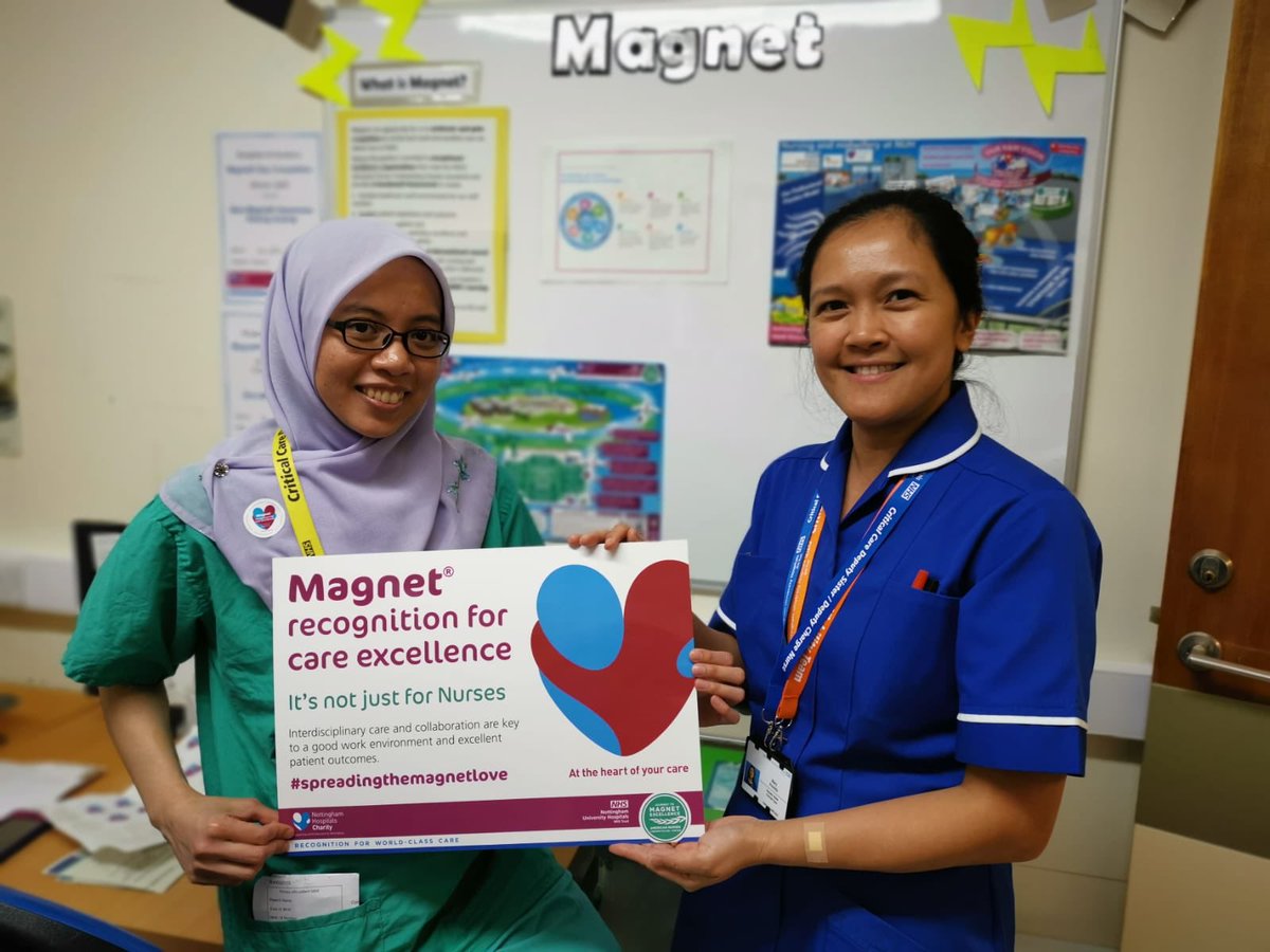 NUHCriticalCare's tweet photo. #teamE12 Magnet Advocates have been busy today #spreadingthemagnetlove ❤️@Kimberl20005534 @Marypro20 @lauradoherty_6 @CritCareMatron @MariaShallow https://t.co/O2sqzGgsbR