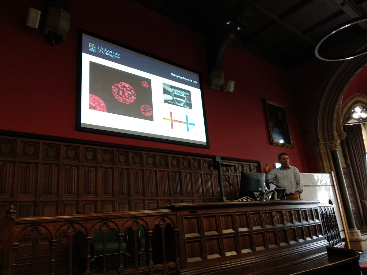 XiKing2's tweet photo. Amazing talks here at #synbio workshop, very interesting work on peptides - lipids interaction from Prof. Cooper @joncoopervp and Dr Wang who designed ultra low-cost paper based biosensor. More talks to follow.. https://t.co/IbG13lgo4P