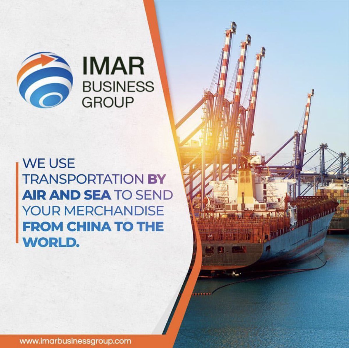 imarbgroup's tweet photo. You want to do business with China?? IMAR is your solution ! We use the most efficient transportations to accommodate you! 
Contact us today : +86 131 2273 3575 +509 3865-6276 📧: info@imarbgroup.com #BuildlingBridgesForYou #China #ChinaEconomy #Haiti #OneBeltOneRoad https://t.co/Zg9Mjtt4Lo