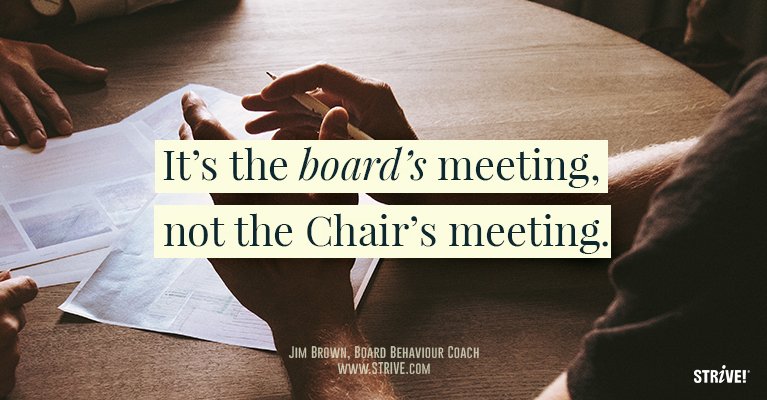 JimBrownStrive's tweet photo. Everyone around the table has a part to play in drawing others in and making the discussion fruitful.  #boardbehavior https://t.co/SOlAcofHqW
