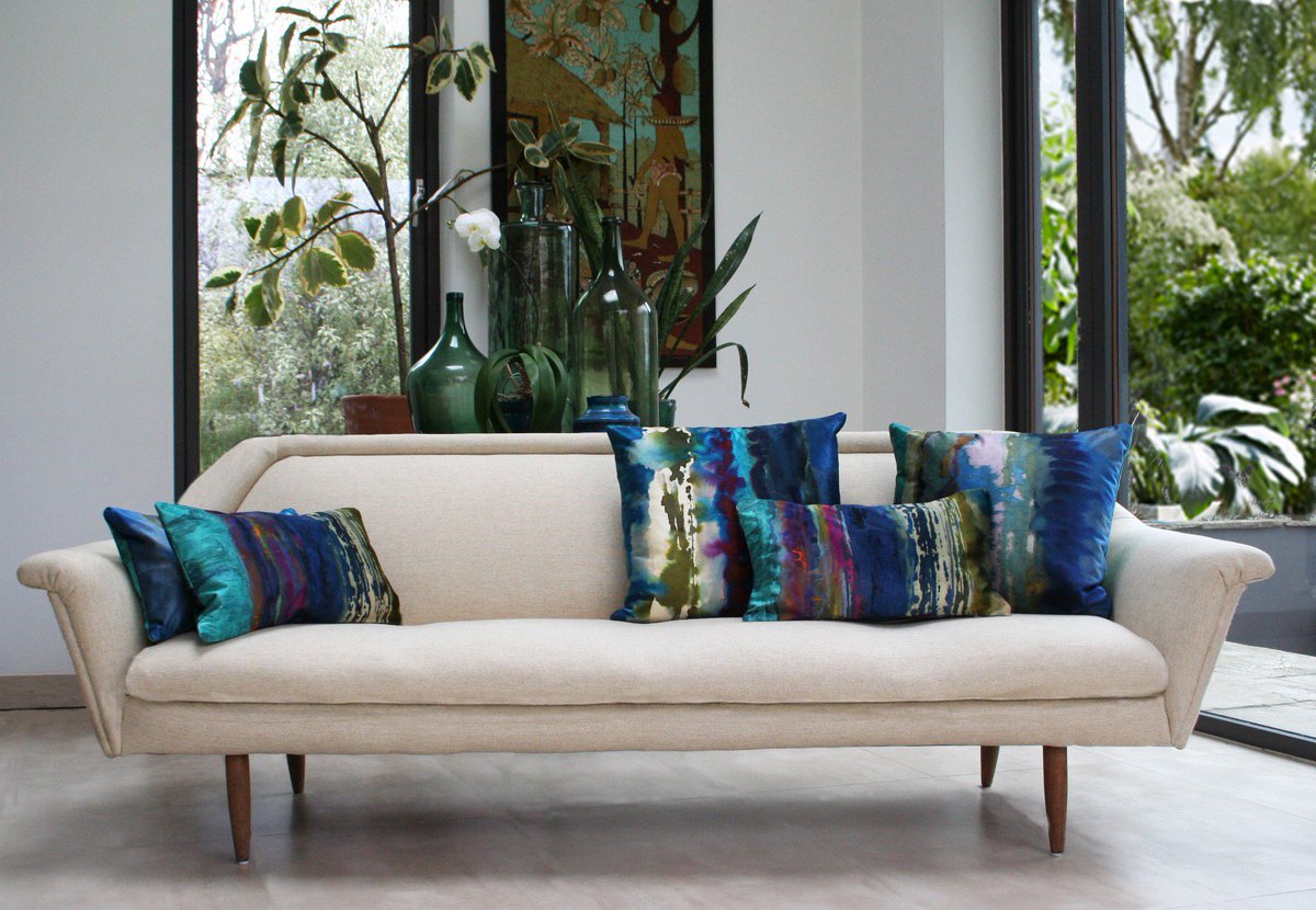 Stunning NEW cushion collection available now <a href="/BoemeDesign/">Boeme</a> #cushion #colour #interiordesign #homedecor