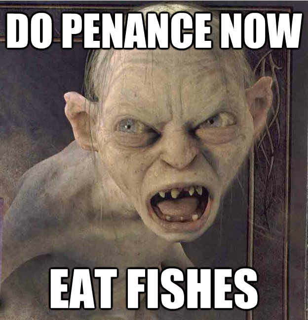 jakewienhold's tweet image. #DoctrinesOfDevils: biblehub.com/kjv/1_timothy/…
According to the U.S. Conference of Catholic Bishops abstinence laws say meat is considered something that comes only from animals that live on land, like chicken, cows, sheep or pigs. Fish are considered a different category of animal.