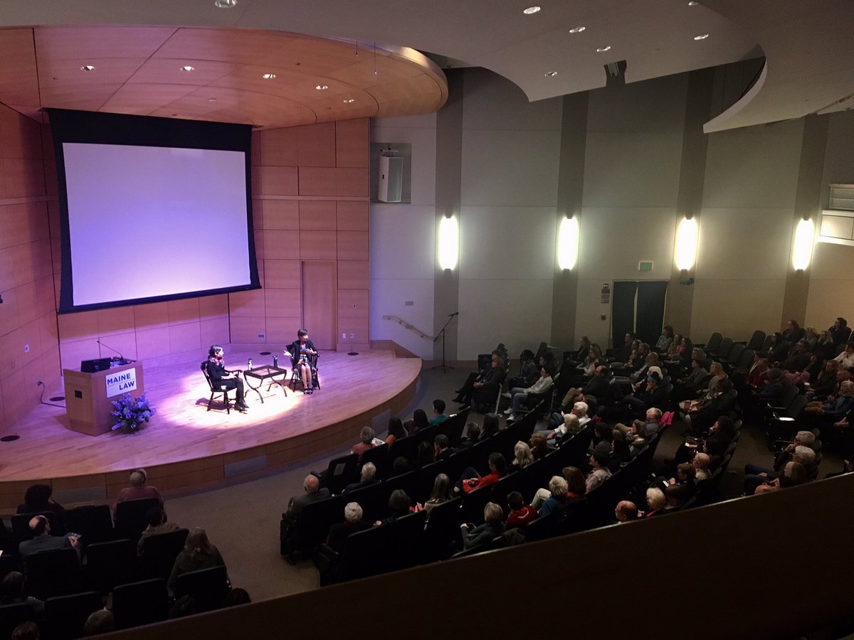 missjennahoward's tweet photo. Maine is lucky to have @UMaineLaw's annual @JFWMaine lecture. Maria Luisa Aguilar Rodriguez fights for human rights in Mexico. https://t.co/RgYtFxaOAp